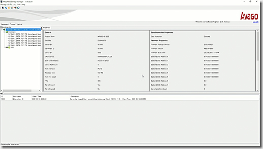 LSI MegaRAID Storage Manager