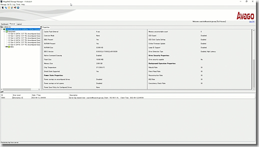 LSI MegaRAID Storage Manager