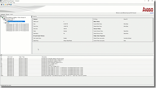 LSI MegaRAID Storage Manager