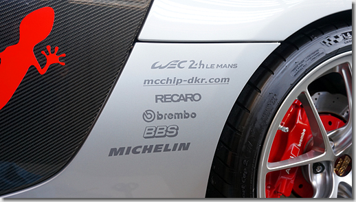 Side Sticker for Audi R8 V10 5.2L quattro