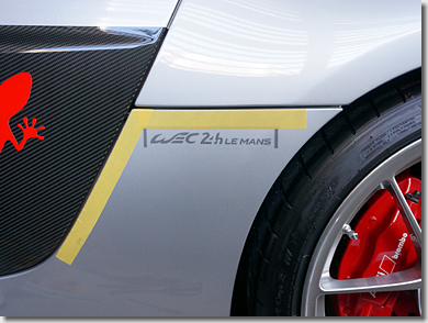 Side Sticker for Audi R8 V10 5.2L quattro