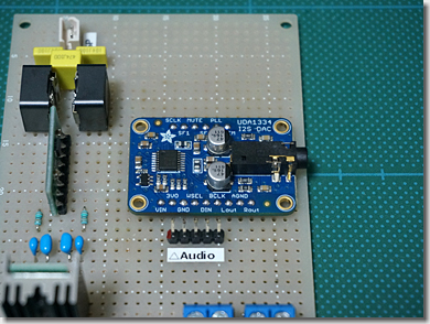 Tiny Phalanx, Adafruit I2S Stereo Decoder - UDA1334A