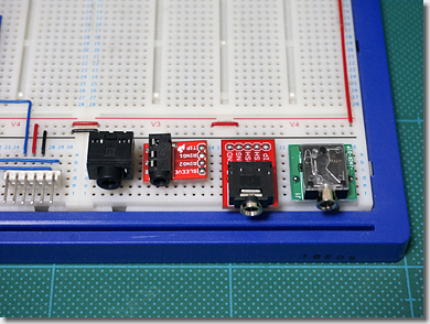 Stereo Mini Jack for Universal Circuit Board