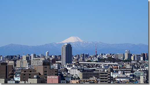 Mt.Fuji from Shinagawa