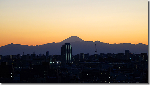 Mt.Fuji from Shinagawa