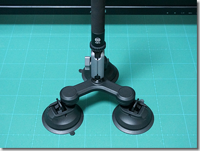 PGYTECH Three-Arm Suction Mount and Ricoh Theta Stick TM-2