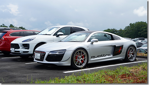 Audi R8 in Fuji Speed Way 2023