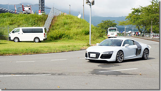 Audi R8 in Fuji Speed Way 2023