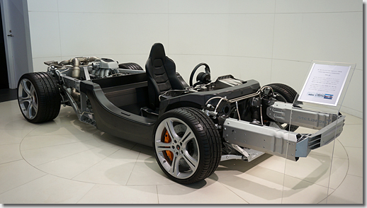 McLaren Tokyo Akasaka Showroom, McLaren Carbon Fiber Monocell Chassis Model