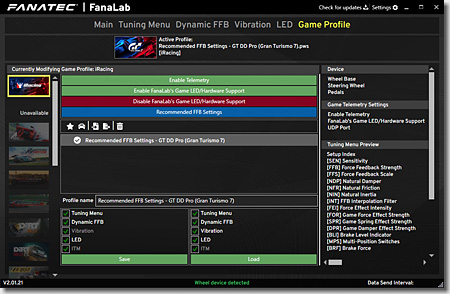 Fanalab for Gran Turismo 7