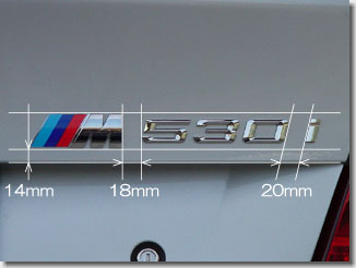 M5用エンブレムの取付 Soaristo工房